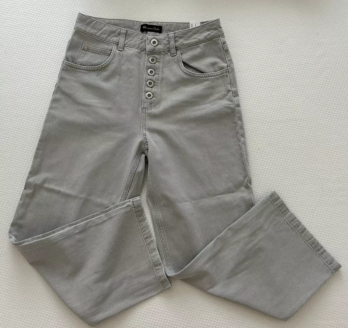 Buttoned culotte top fit trousers