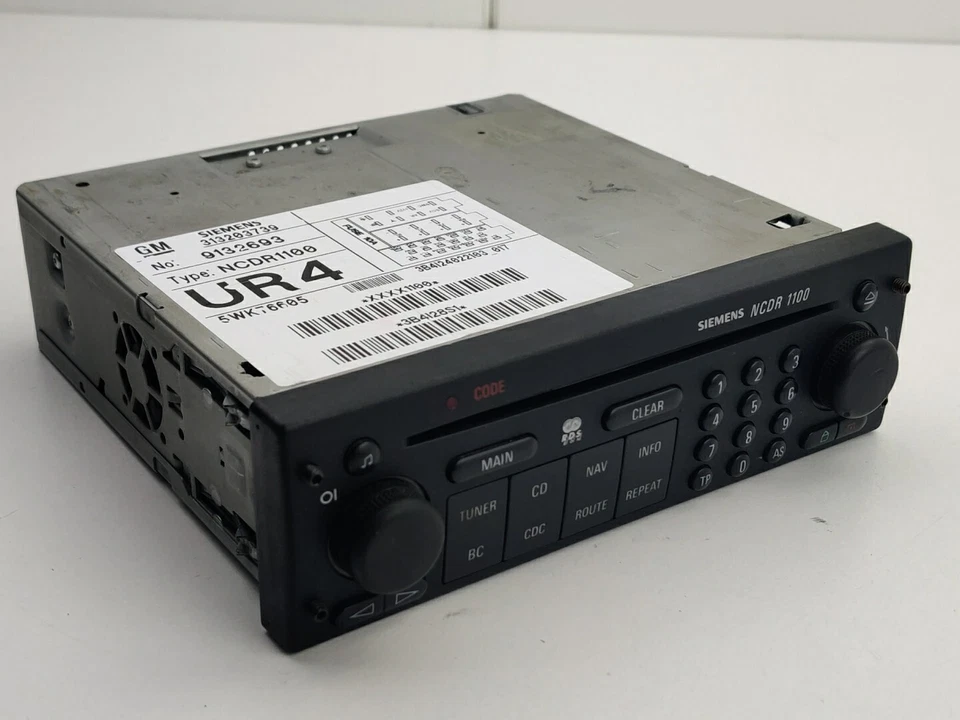 CD Autoradio Navi Siemens Opel Astra G Zafira GM 313203739 Code Ist Nicht Dabei  - Bild 3 von 4