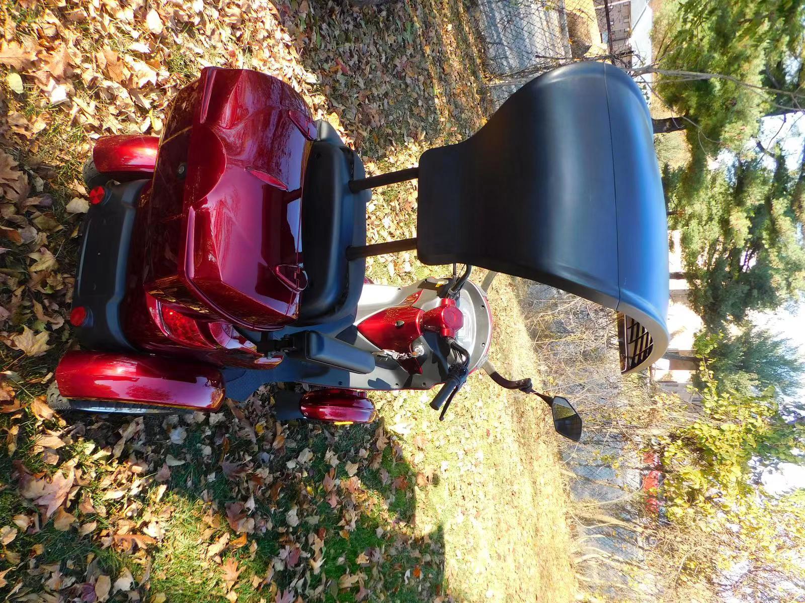 800W Heavy Duty 4 Wheel Mobility Scooters with Canopy for Seniors 500lb