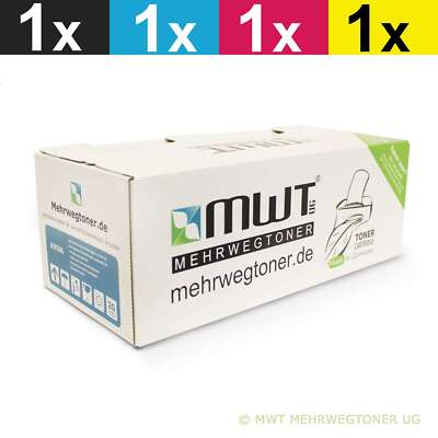 4x MWT ECO Toner für Kyocera TASKalfa 3252ci 3253ci 25K Black + 15K CMY