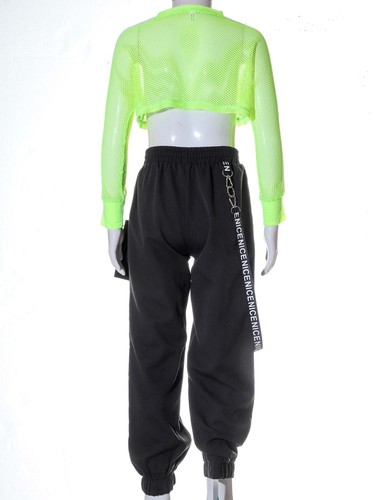 Girls Sweatpants Pant Sports Tank Top Sweatshirt T-shirt Outfits Fitness Sets - Picture 11 of 53