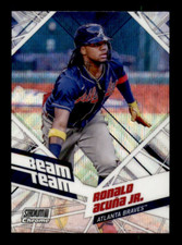 2021 Stadium Club Chrome Beam Team WAVE Refractor #BTC-11 Ronald Acuna Jr. SP