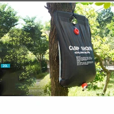 20L solar hot water bag outdoor shower bag shower bag with nozzle