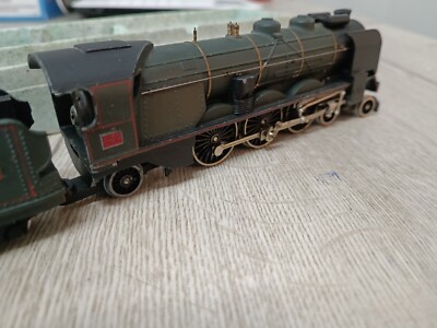 2) Antal / Bascou Ho Tender En Metal Noir Pour Locomotive Type 231 H 3