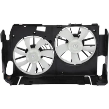 Radiator Condenser Cooling Fan Assembly For 2006-2011 Toyota RAV4 2.4L & 2.5L