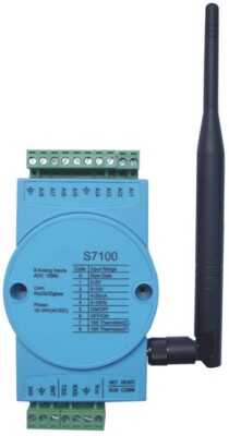 zigbee modbus rtu analog input modules 8 channel 0-10v 0-20mA 10K NTC analog in