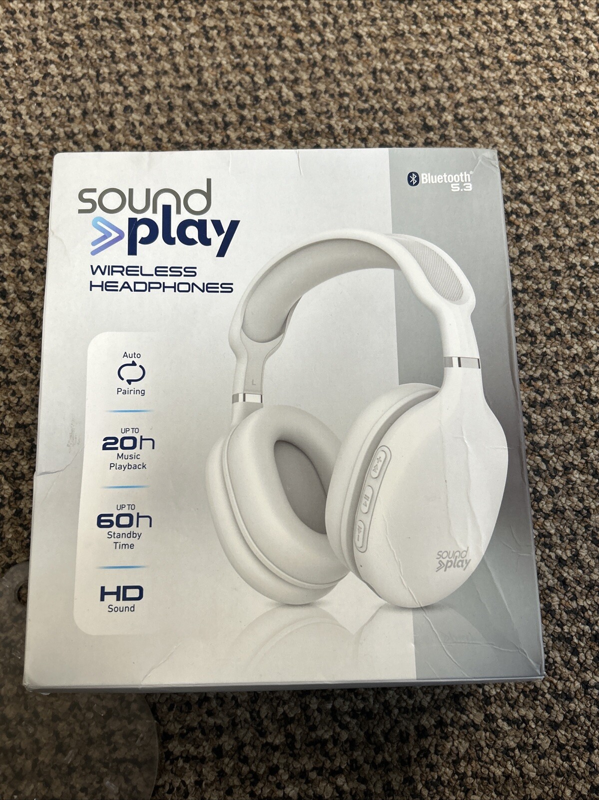 Tzumi Headphones Soundplay Wireless Over Ear Headphones Bluetooth New In Box-image