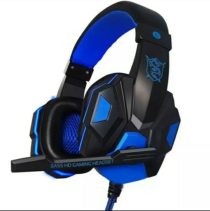 Casque gamer bleu à micro intégré pour des sessions Xbox et PS4 limpides
