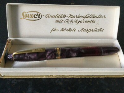 Vintage LUXOR Füllfederhalter mit Luxor 1. Qualität 14kt Goldfeder