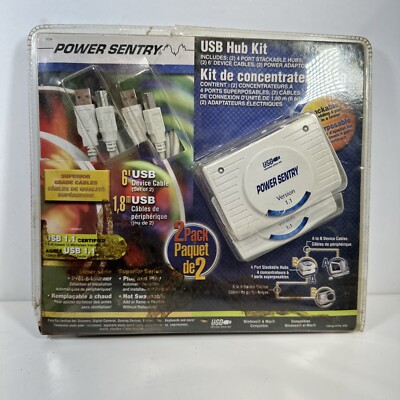 Brand New Power Sentry USB Hub Kit - 2 packs. Sealed