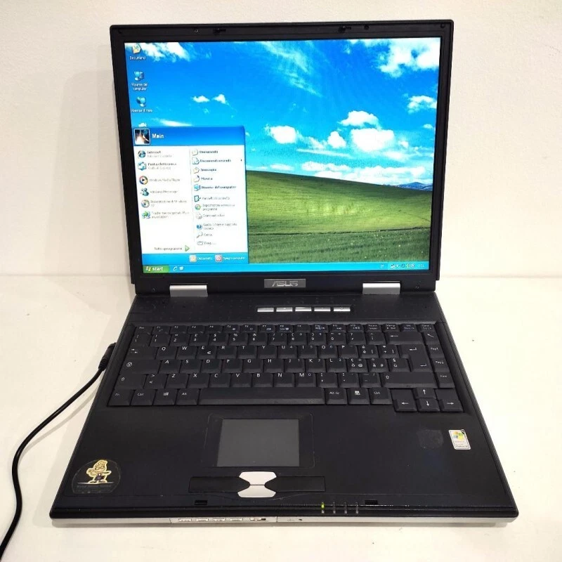 Notebook PC Portatile Asus 15" Windows XP Porta Seriale RS232 Floppy disk 21175 - Immagine 2 di 4