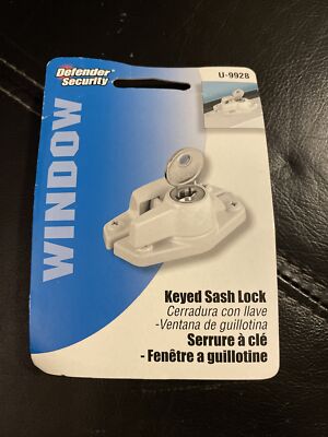 DEFENDER SECURITY U-9928 WINDOW KEYED SASH LOCK