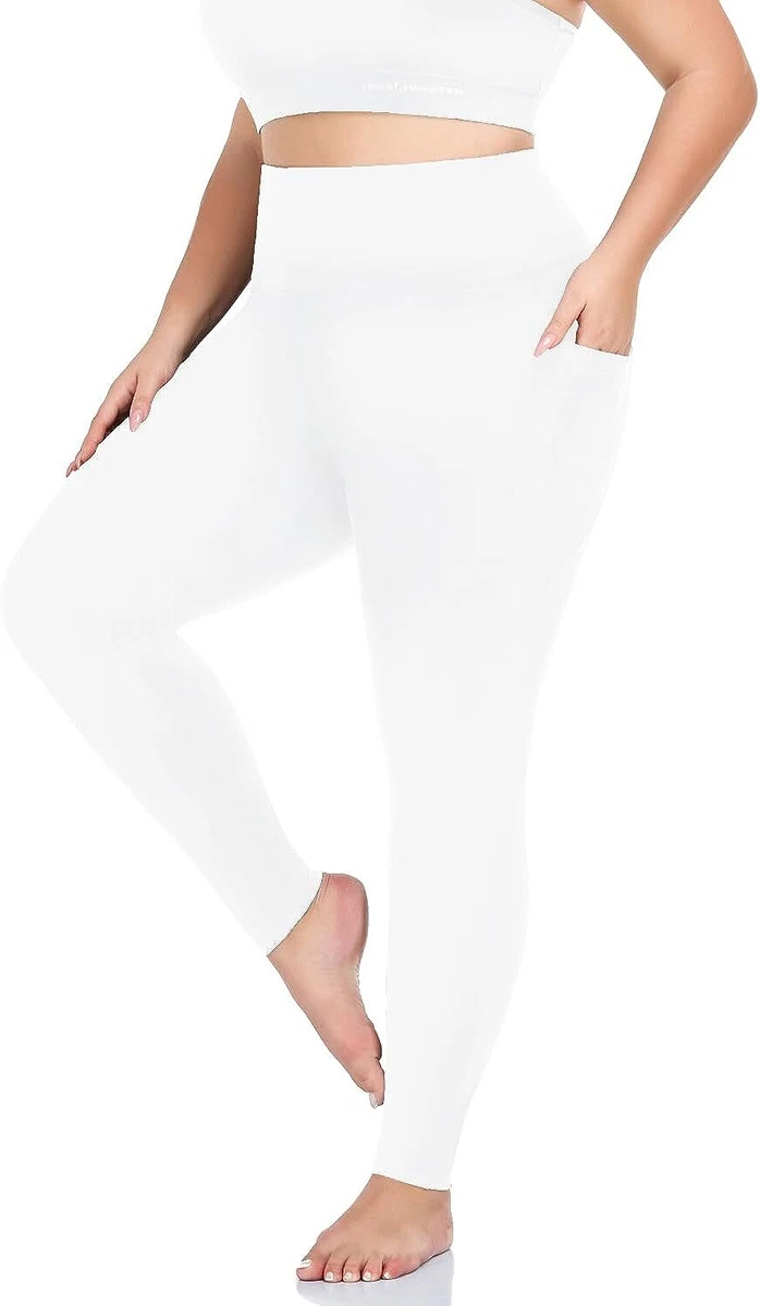 MOREFEEL Plus Size Leggings for Women with Pockets Stretchy X 4XL