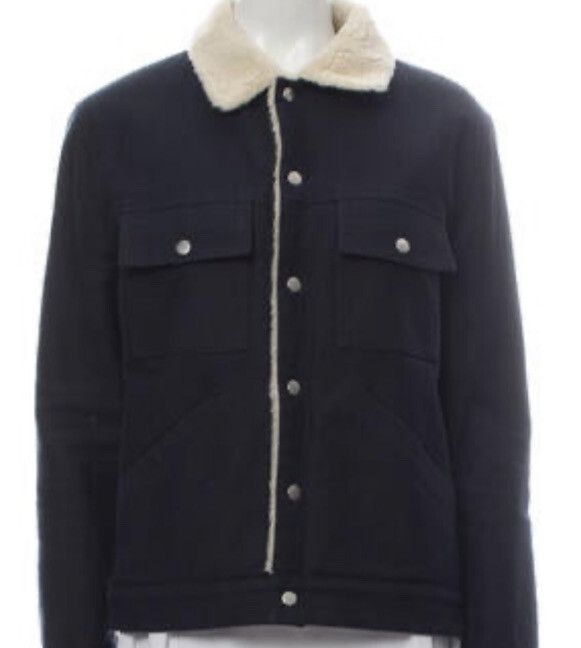 Sandro jacket peacoat medium - image 1