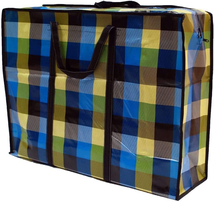 Bolsas de compras KAV extra grandes aleatorias fuertes reutilizables impermeables de color fuerte