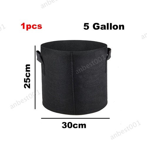 1-10gall fabric plant Grow Bags Pots flower pot tools garden Veg big potato veg - Picture 13 of 20