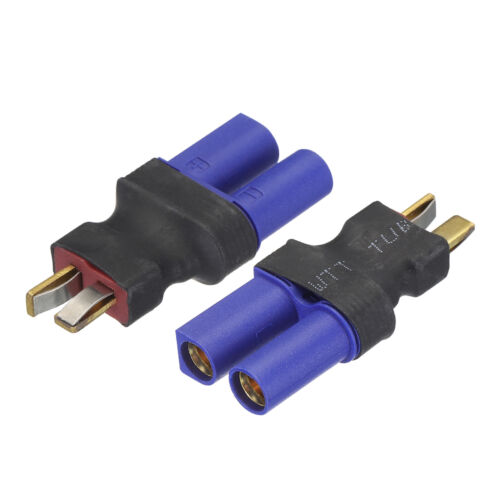 2pcs T-Plug Male to EC5 Female Connector Adapter for RC LiPo Battery Converter - Bild 1 von 6