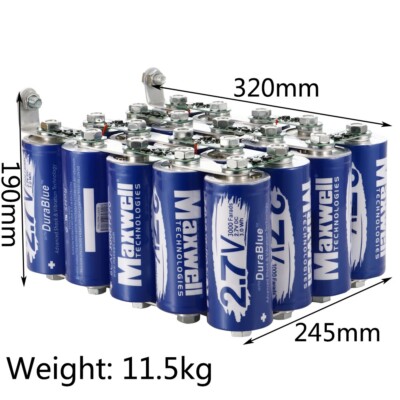 Maxwell 54V 150F Super audio Capacitor 20pcs 2.7V 3000Farads 48V