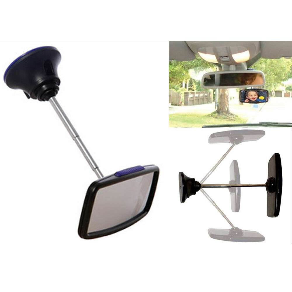 Deluxe Baby Car Mirror 360?? Adjustable Seat Back with Clear Child View