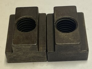 2 Pc 5/8-11x11/16 T-Nut Table Slot Tapped Through Black Oxide Finish (JN168)