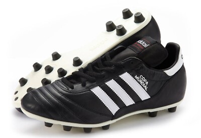 Adidas Men Copa Mundial FG Cleats Football Black White Soccer