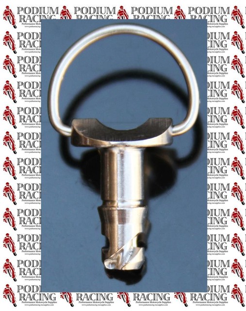 DUCATI TITANIUM QUICK RELEASE 1/4 TURN 17MM DZUS FAIRING FASTENERS 748