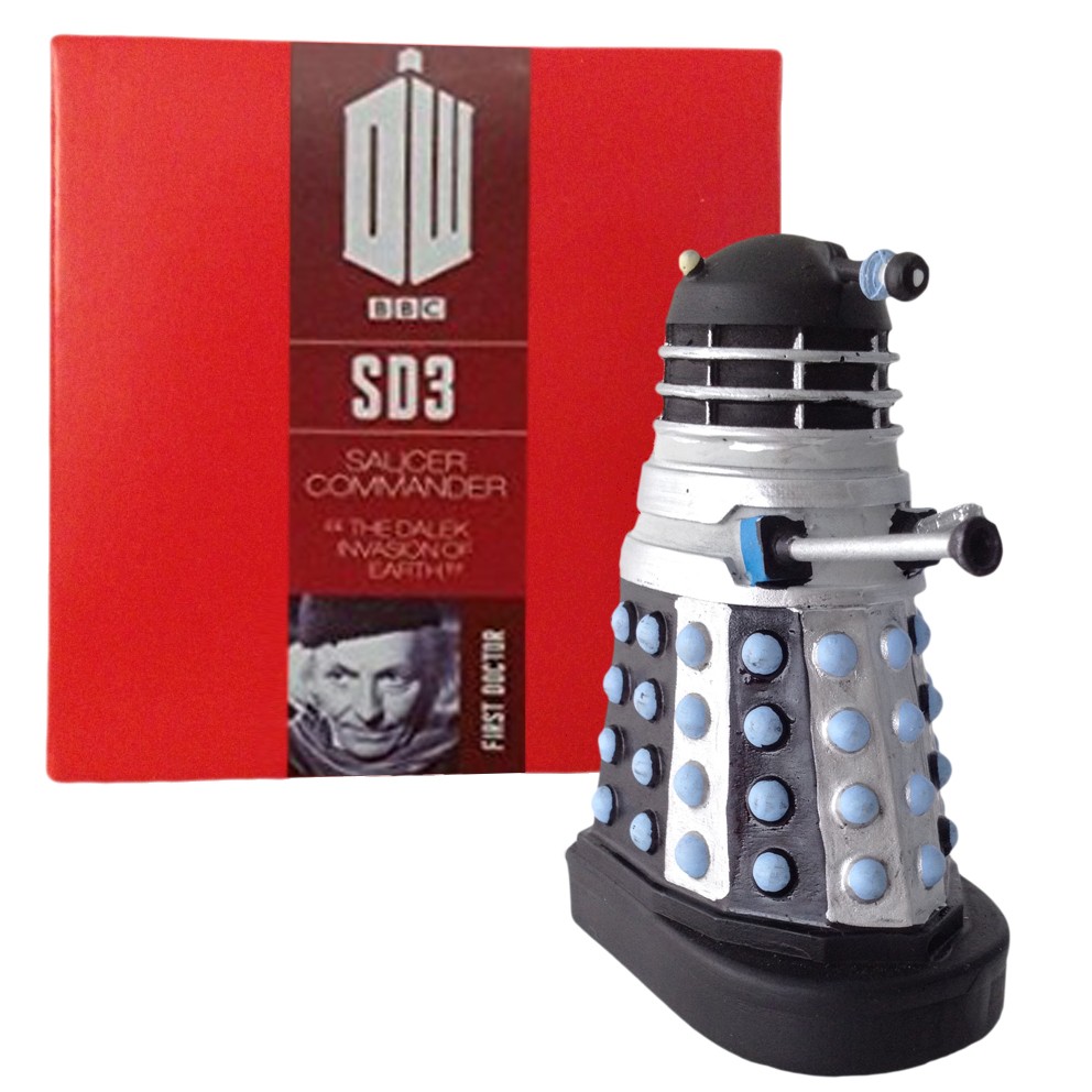 New Doctor Who SD3 Saucer Dalek RARE Eaglemoss Subscriber Figure