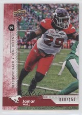 2018 Upper Deck CFL Red 48/150 Jamar Wall #178 7l6