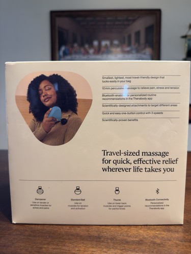 Masajeador Portátil Therabody Theragun Mini (3ª GEN) - Verde azulado NUEVO SELLADO - Imagen 3 de 6