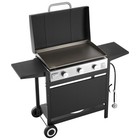 Gas Griddle, 3 Burner Flat Top Grill, 11000 BTU Per Burner