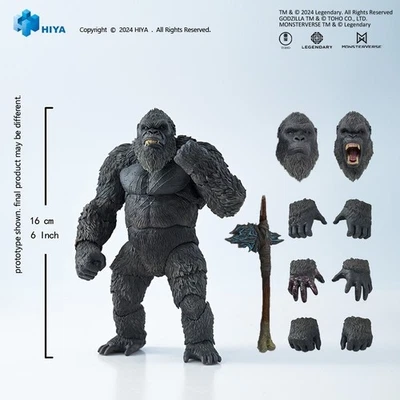 HIYA Hot selling Godzilla vs King Kong New Empire 16CM Action Doll Model Toy