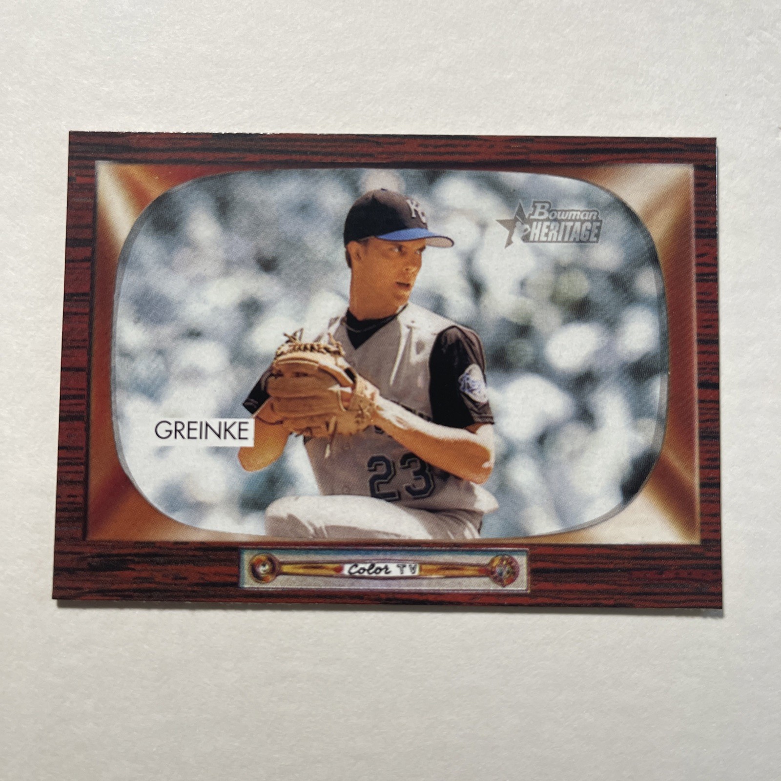 2004 Bowman Heritage Zack Greinke Kansas City Royals SP Rookie RC Card #189