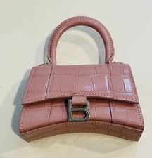 BALENCIAGA Hourglass Mini 664676 Powder Pink ...