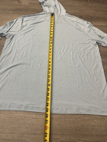 Neu mit Etikett Orvis hellblauer Herrenpullover Größe XL Sun Defense Performance UPF 50 - Bild 6 von 7