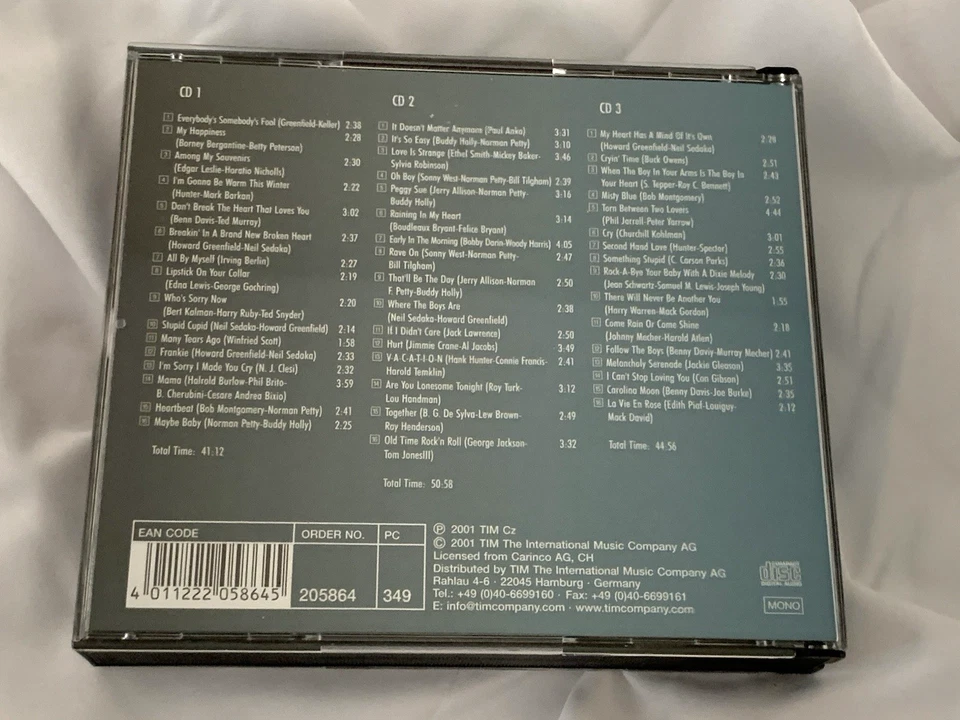 CONNIE FRANCIS - Lipstick And Powder CD German International Music Co Fat Box — 第 2/4 张图片