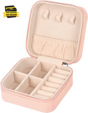 Travel Jewelry Case Small Jewelry Box Jewelry Organizer Storage Case Portable PU