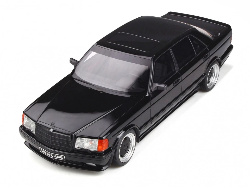 1/18 Mercedes-Benz 560 SEL 6.0 AMG W126 Black Ottomobile Otto Model OT297 Rare - Image 4 of 4