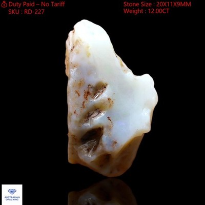 12.00 Cts Natural Fire Opal Astrology Rough Gemstone Jewelry Making 20x11x9 mm