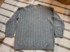 Reformation Harriet Merino Wool Sweater Dress Mini Knit Gray Large Chunky