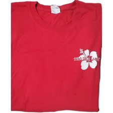 Trader Joe's Crew Long Sleeve T-Shirt Red Unisex Size Large