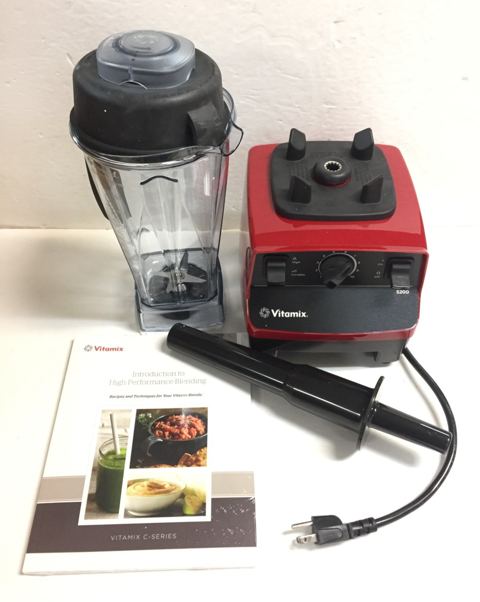 Vitamix 5200 Series Pofessional Grade Blender 64 Oz - Red, 120V