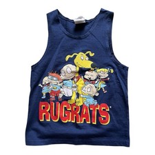 Vintage 1999 Y2K RUGRATS nickolodeon kids tank top size 7
