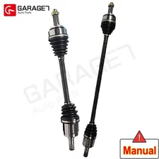 For 2009 2010 2011 Honda Fit Manual Trans 1.5L FWD Front Pair CV Axle Assembly