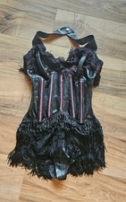 Latex Fringe Corset Women's Corset 40" Bust
