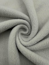Polar Fleece FabricThe Yard SILVER - Soft Anti-Pill, Warm Cozy Material