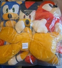Sonic the Hedgehog 12” Plush Toys Lot of 4 ( Sonic, Shadow, Tails, Knuckles )
