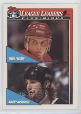 1991-92 Topps Theoren Fleury Marty McSorley #322 8d2