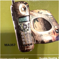 Motorola MA357 Cordless Phone Camo Realtree Hardwoods Hunting