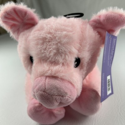Pally Paws Pink Pig Plush Squeaky Dog Toy 12'' New With Tag