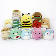 Squishmallows Plush Lot of 12 Mixed Mini Plush 3" 5" 7" Flip-A-Mallows Excellent